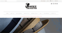 Desktop Screenshot of mikethehatter.com